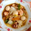 八宝菜。中華風コーンスープ。ご飯。